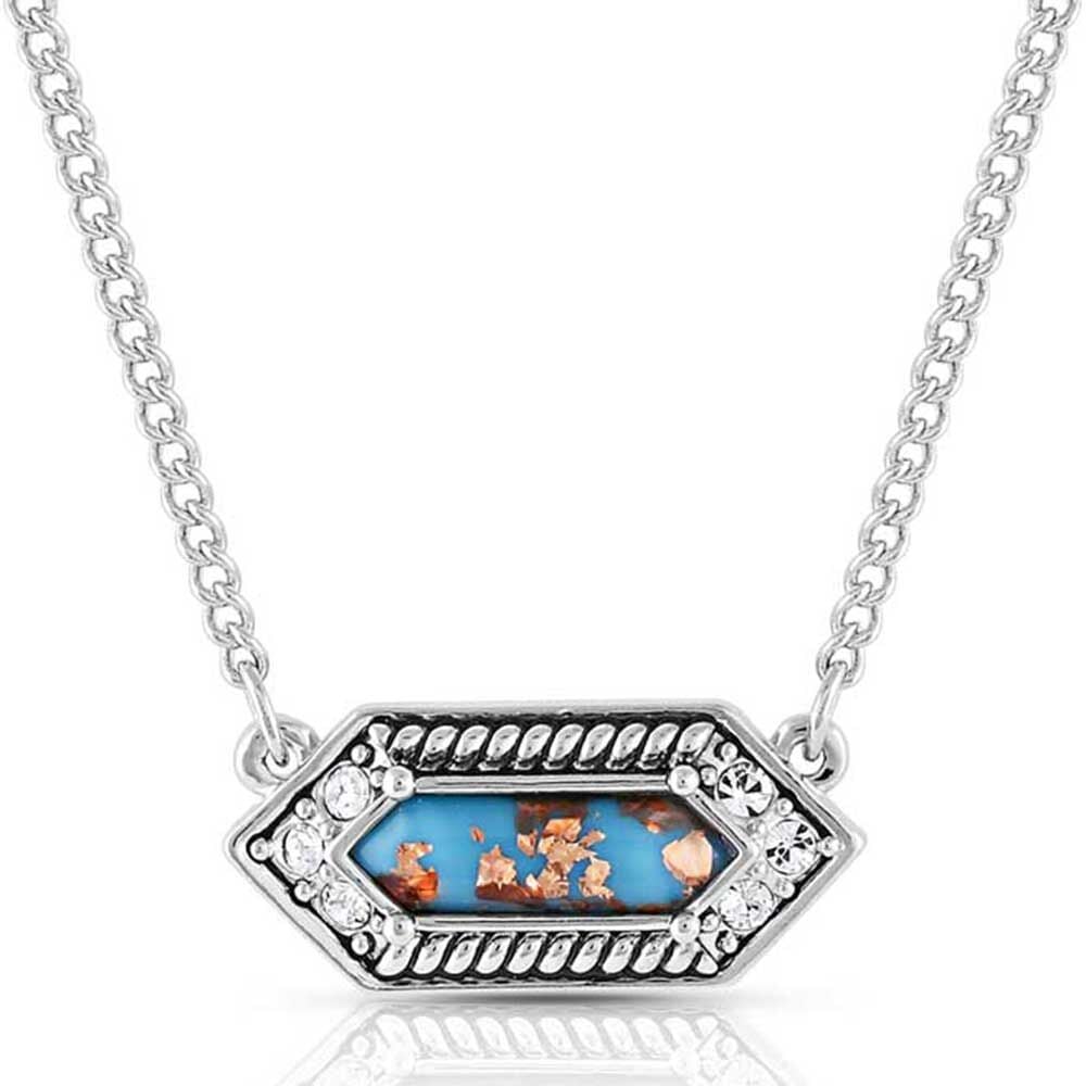 image of Miner's Cobalt Turquoise Necklace