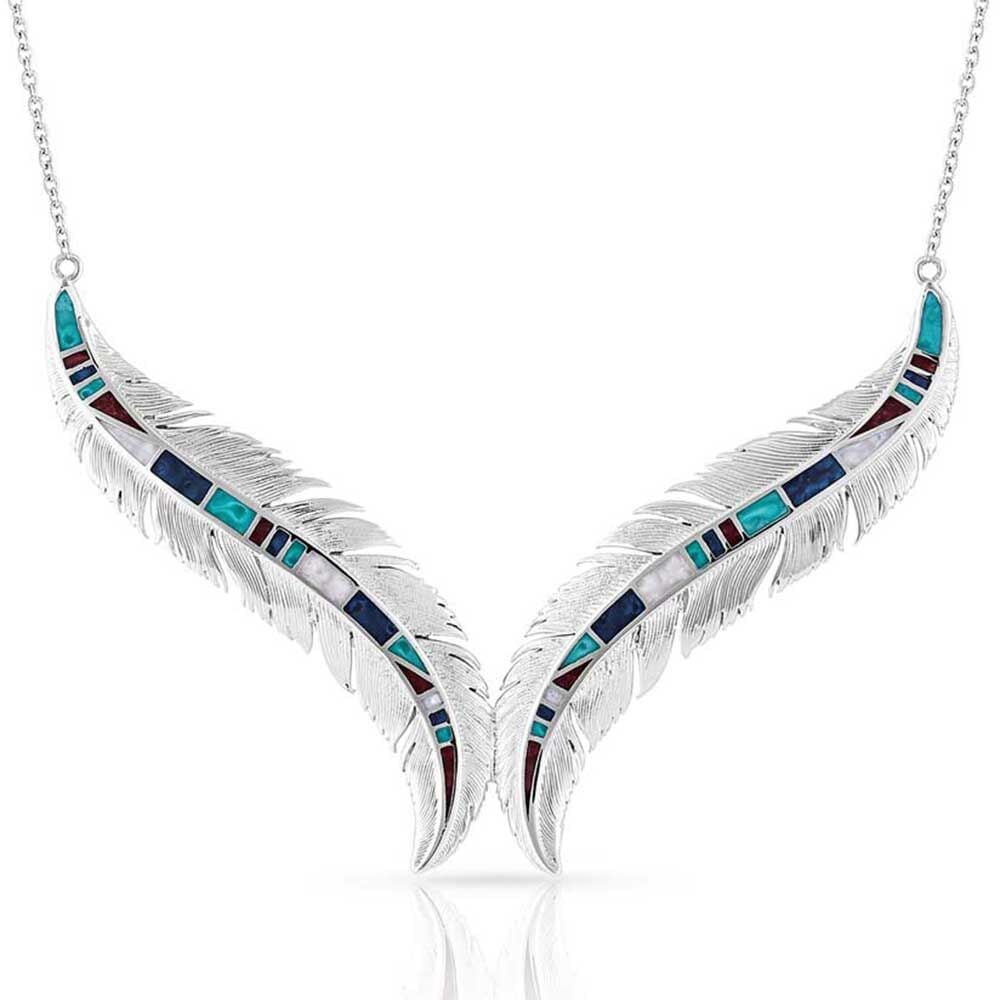 image of Breaking Trail Feather Necklace