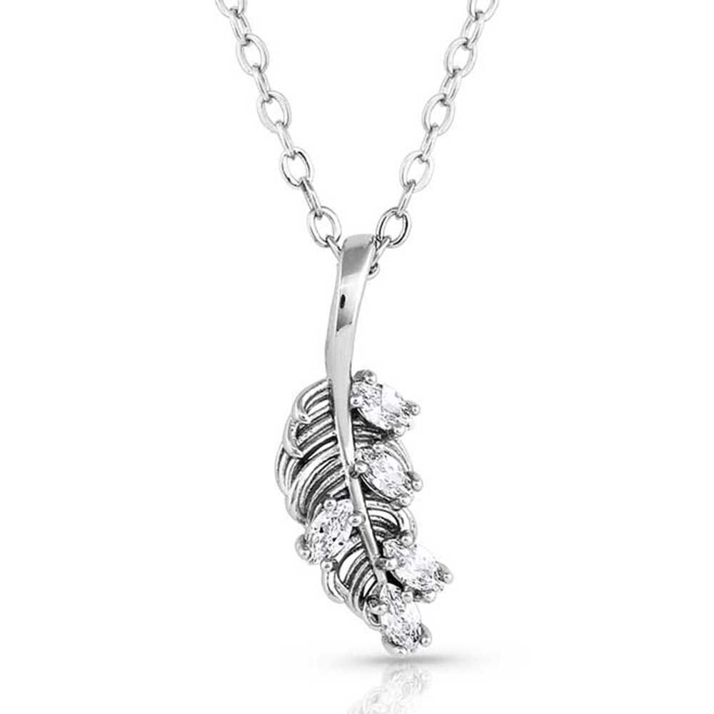 image of Bridgerton Feather Necklace