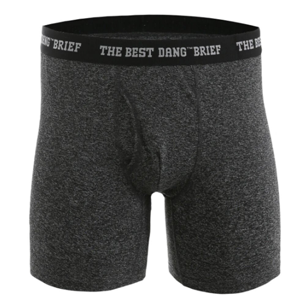 image of 8 in Men's The Best Dang Performance Brief, Black/Grey, 2 pk