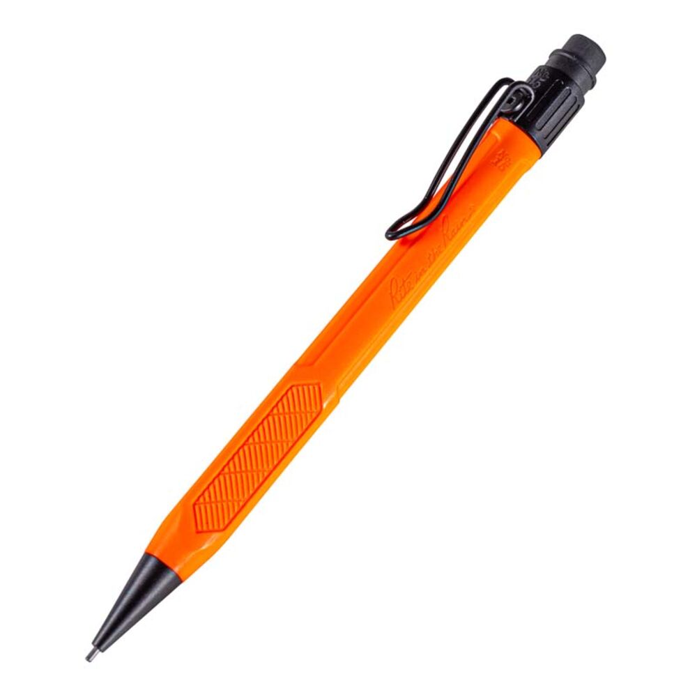 image of Weatherproof Mechanical Pencil Lead Refills- Orange Barrel, 1.3mm Dark Lead, 12 pk