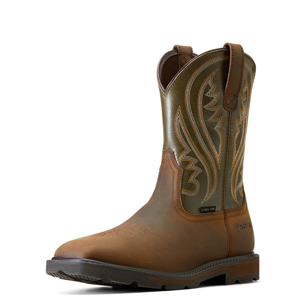 image of Men's Groundstomper Steel Toe Work Boot