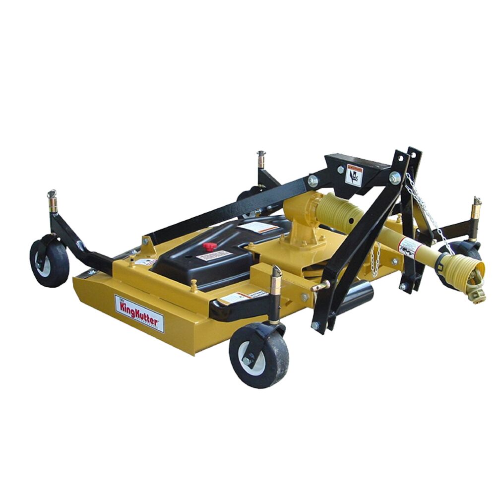 72-in Free Floating Flex Hitch Rear Discharge Finish Mower - Yellow ...