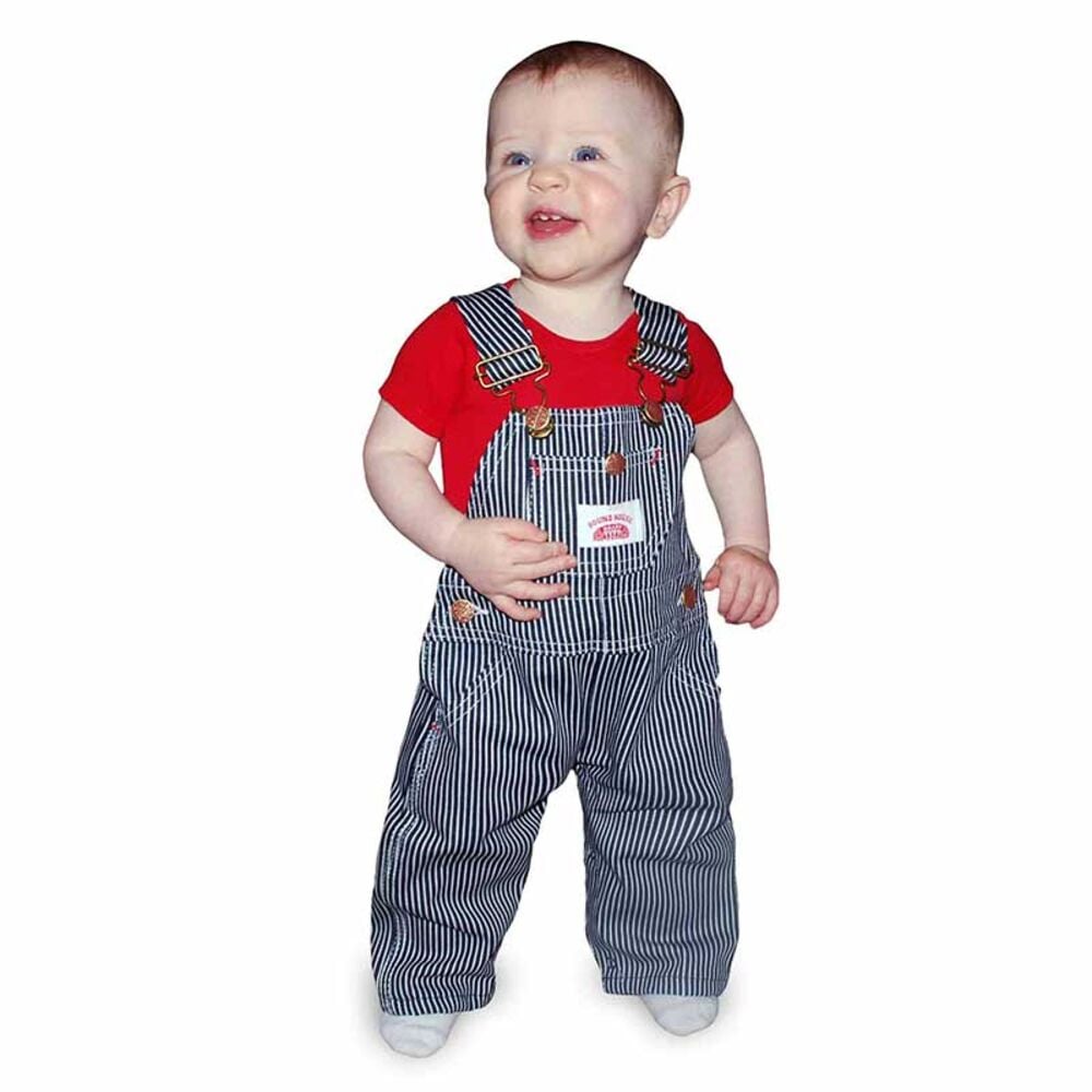 image of Kid's Premium Stripe Bib Overall