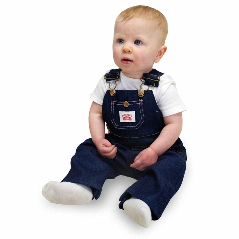 image of Kid's Premium Blue Denim Bib Overall