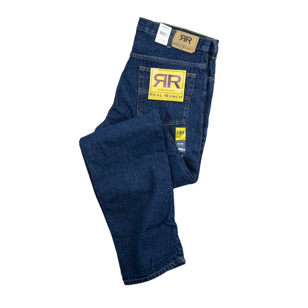 image of Men's Dark Wash 5 Pocket Low Rise Jean