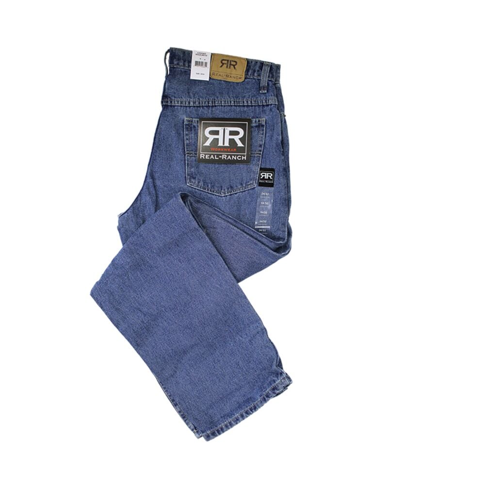 image of Men's Light Wash 5 Pocket Straight Leg Jean