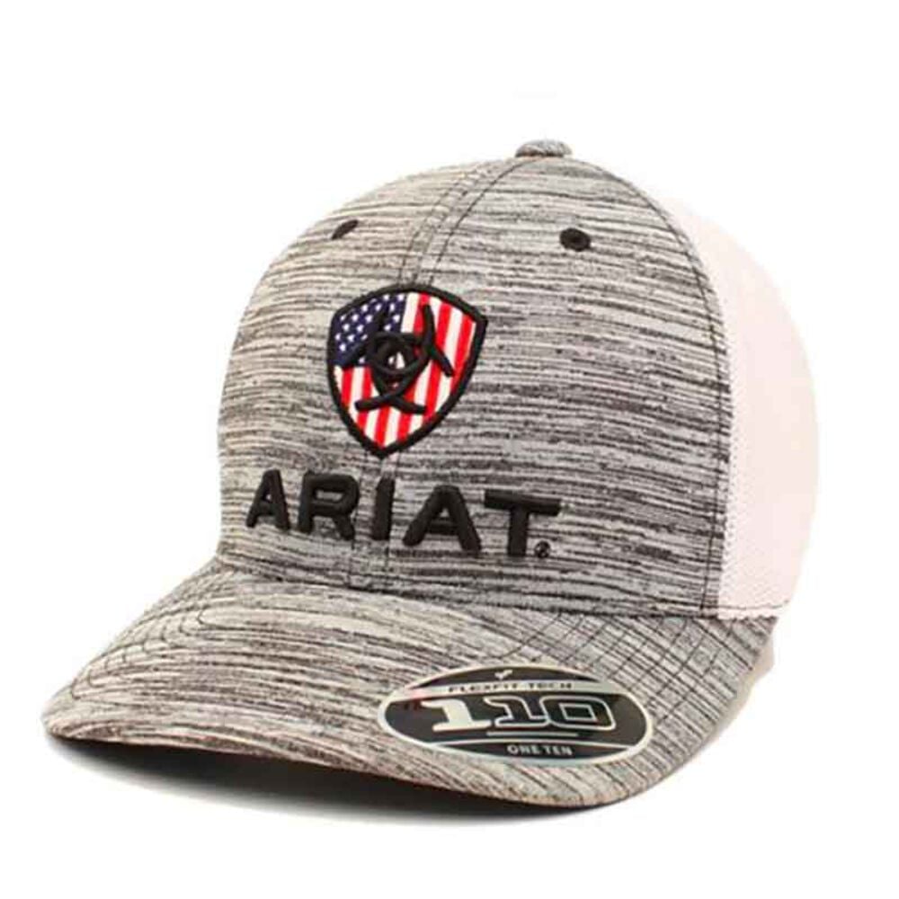 image of Men's US Flag Patch Snap Back Cap