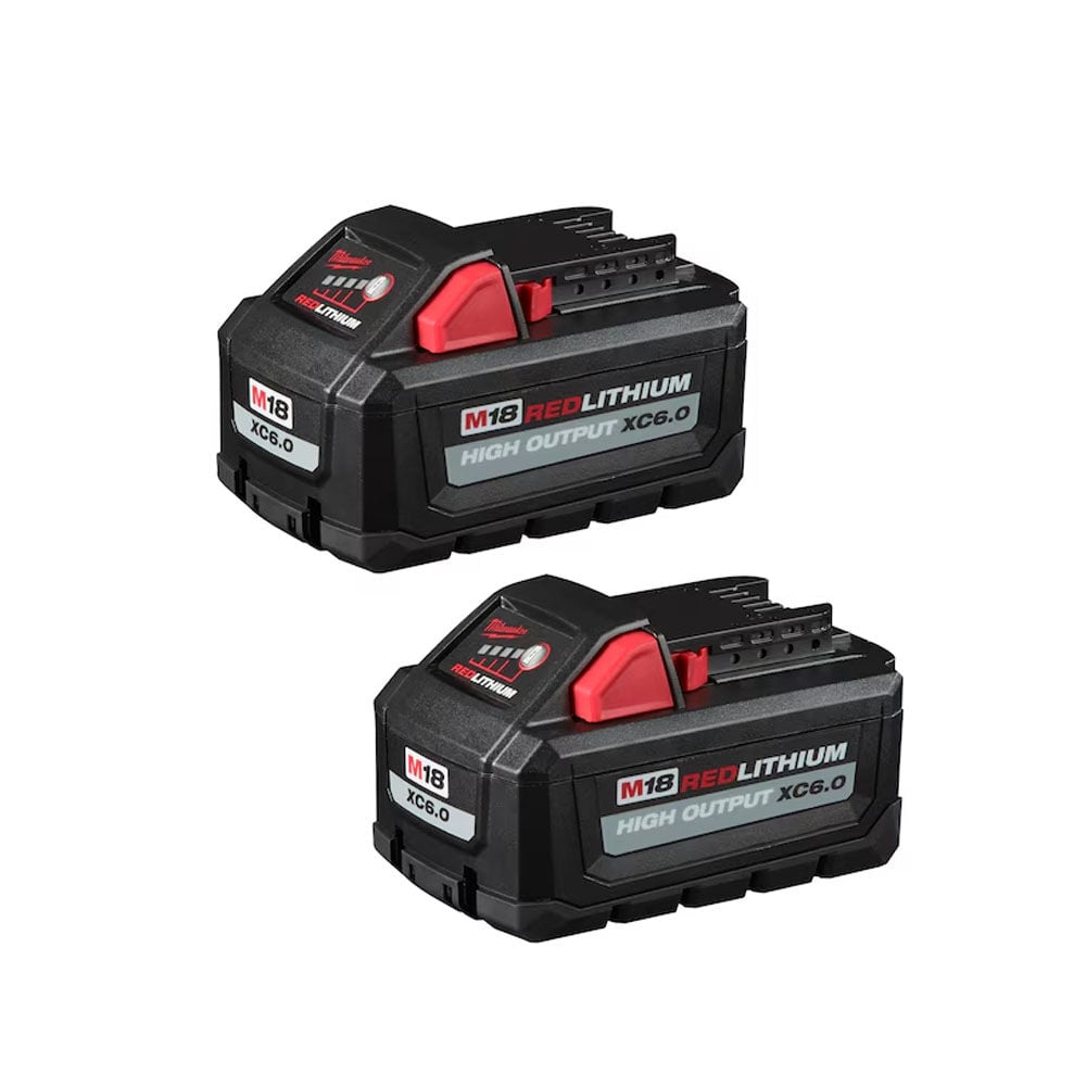 image of M18 18V Lithium-Ion High Output 6.0Ah Battery Pack- 2 pk