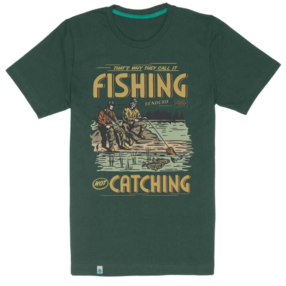image of Sendero Provisions Co. Men's T-Shirt- Not Catching