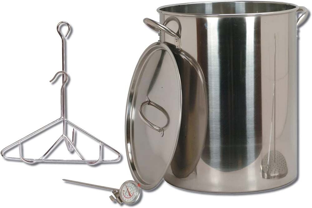 image of Stainless Steel Turkey Cooking Pot Set