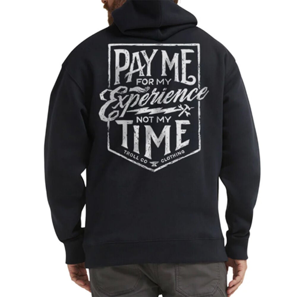 image of Men's Pay Me Hoodie- Black