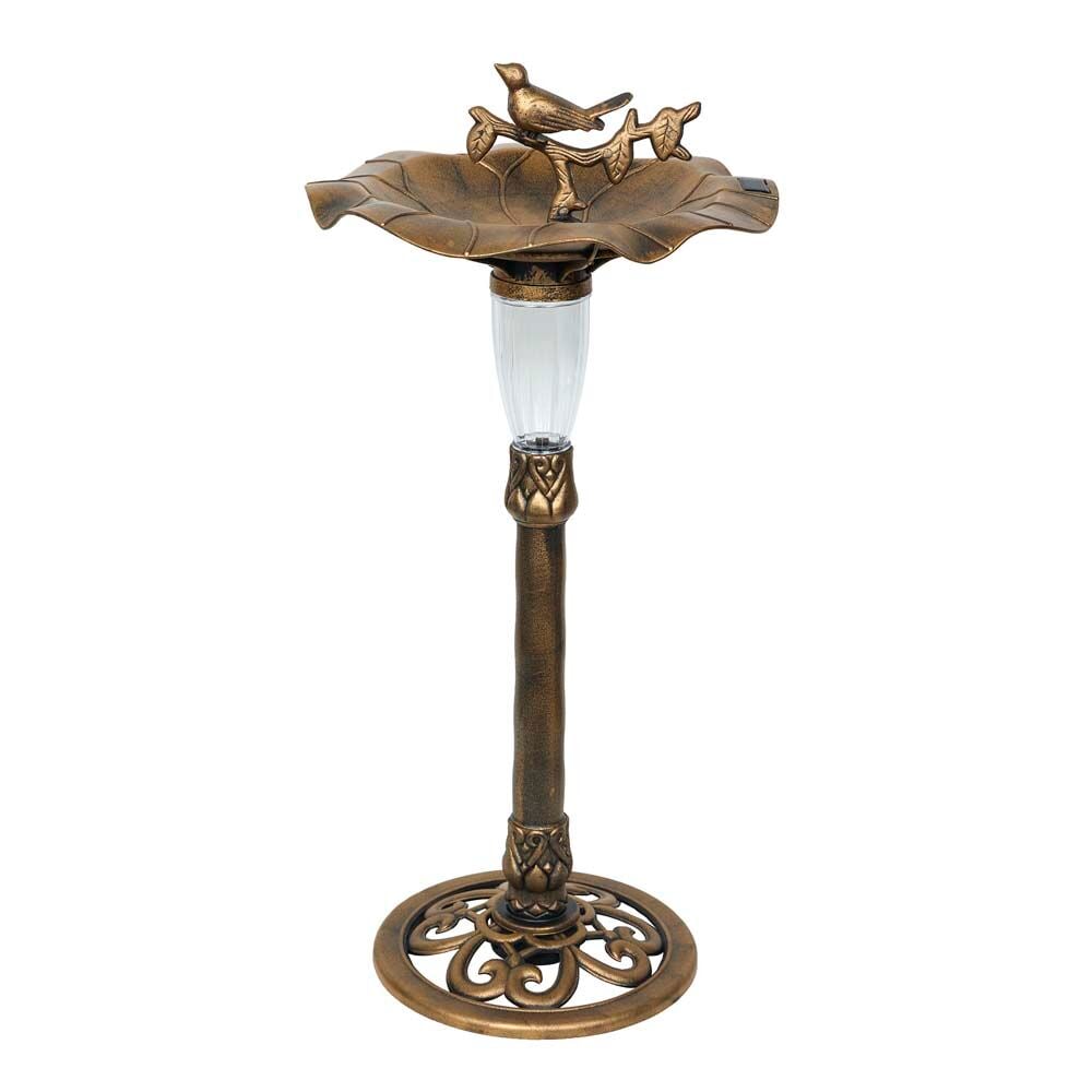 image of Solar Birdbath, Gold