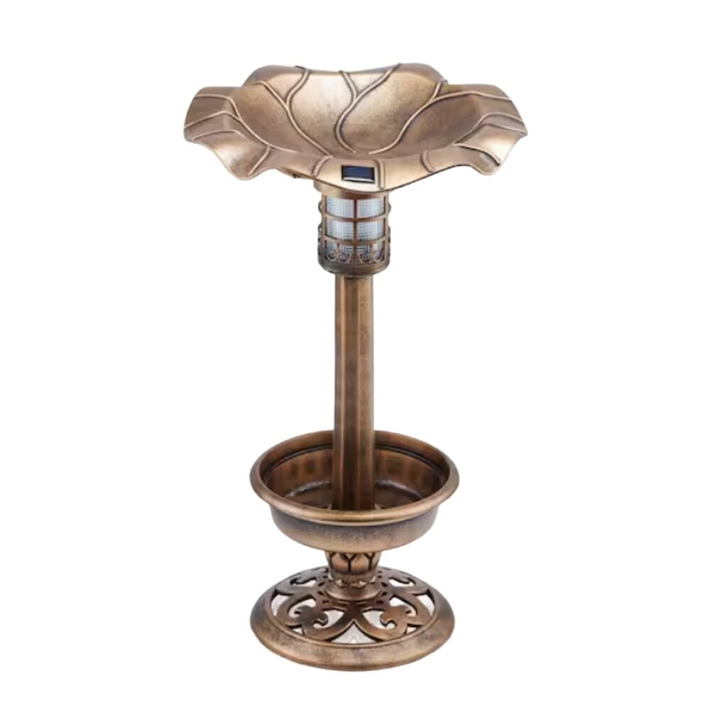 image of Solar Birdbath, Bronze