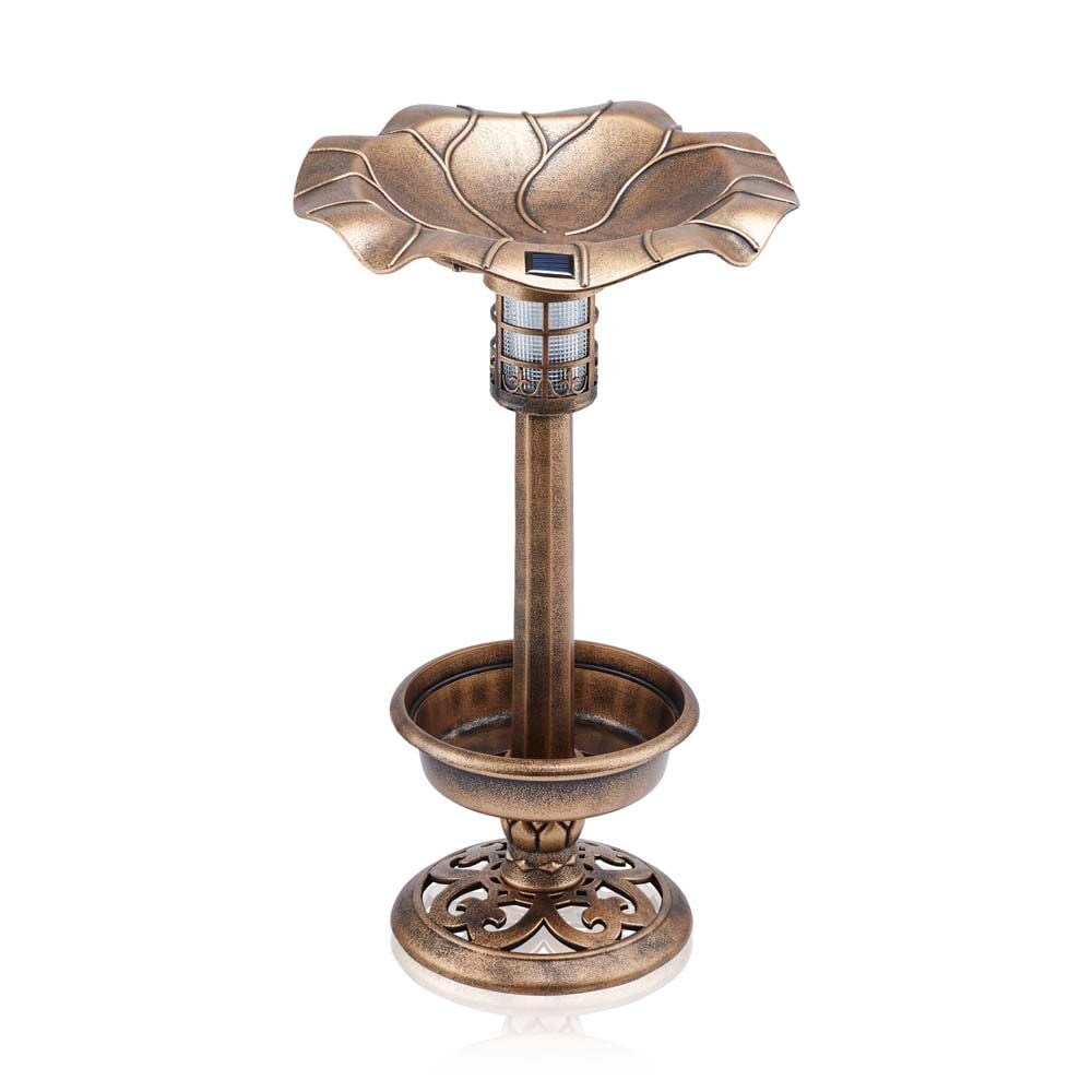 image of Solar Birdbath, Bronze