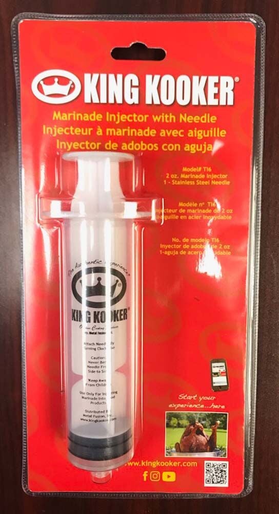 image of Marinade Injector with Needle, 2 oz