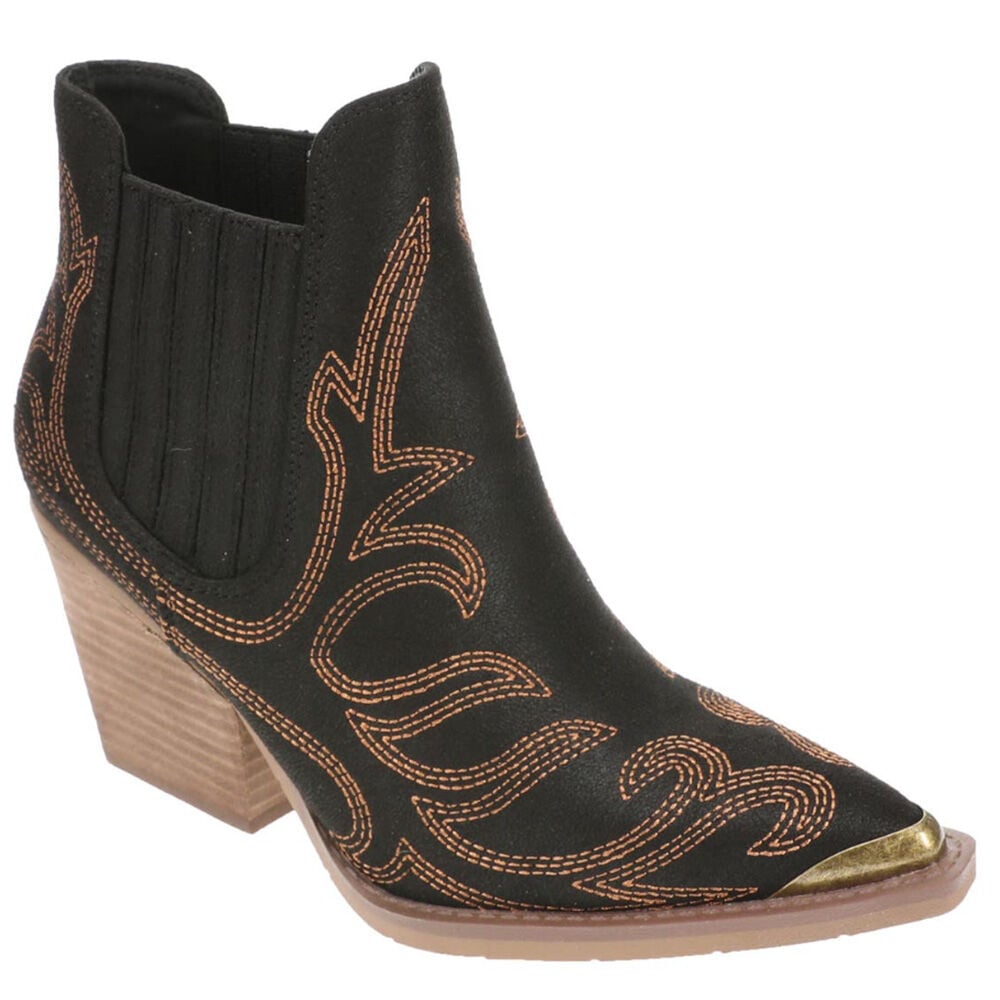 image of Women's Roma Western Bootie- Black