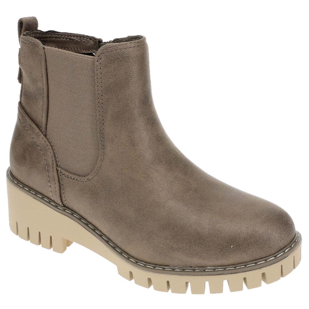 image of Women's Round Toe Pasadena Boots- Taupe