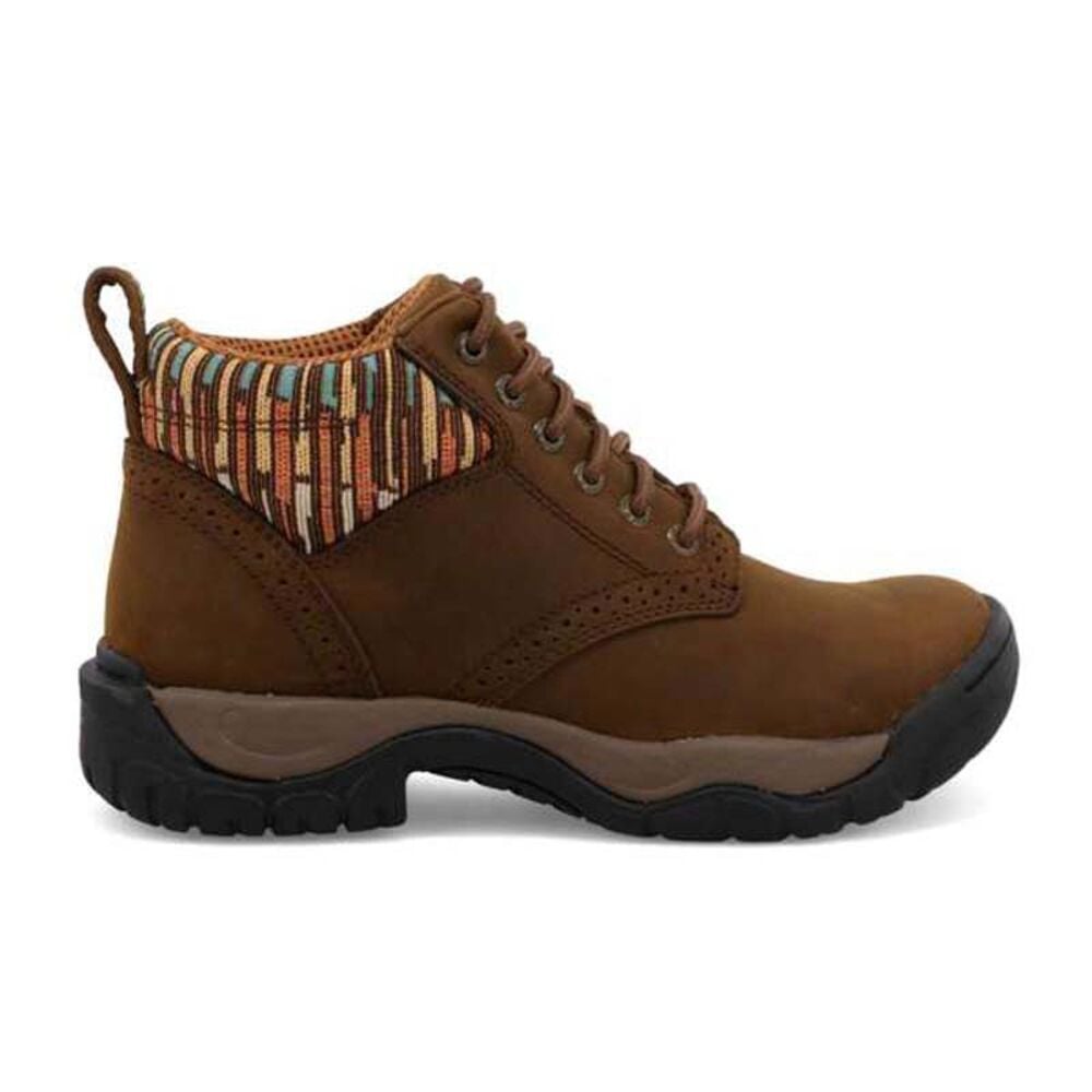 image of Women's 4 in. All Around Work Boot- Brown and Brown Multicolor