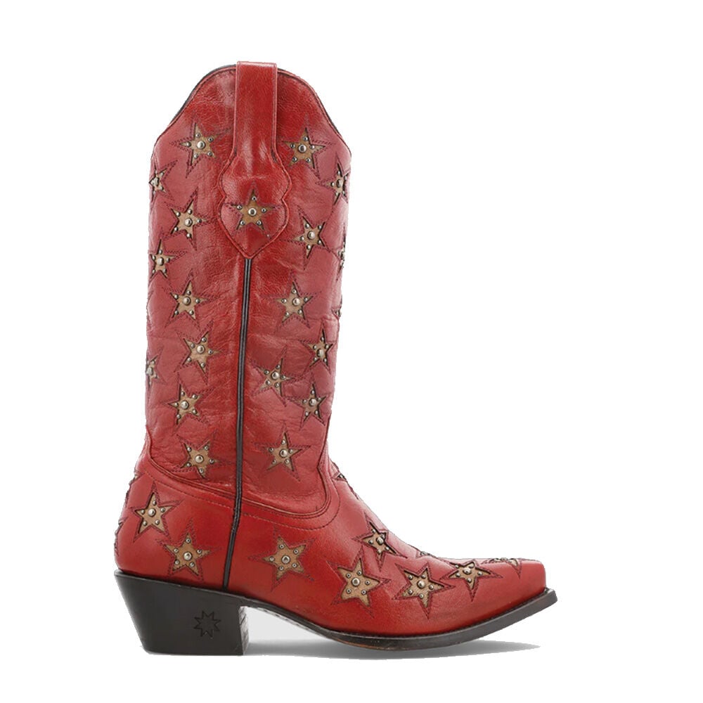 image of Women's 12 in Western Boot- Marfa, Red & Bone