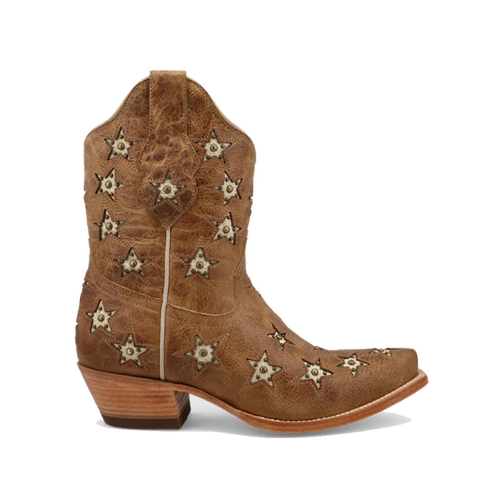 image of Women's 9 in Western Boot- Marfa, Bootie Caramel
