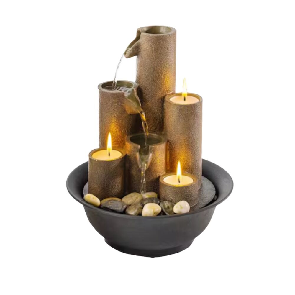 image of Tiered Column Tabletop Fountain