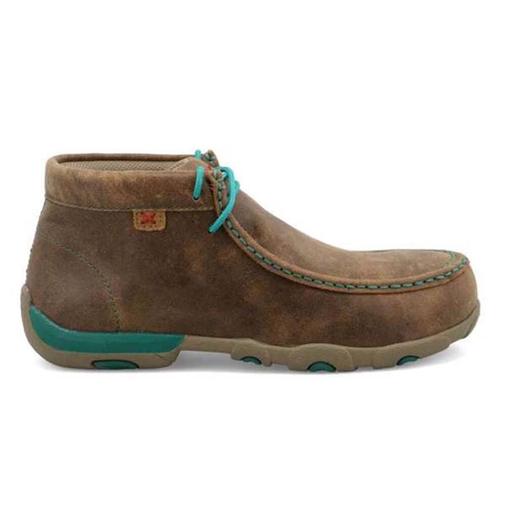 image of Women's Work Chukka Driving Moc- Bomber and Turquoise