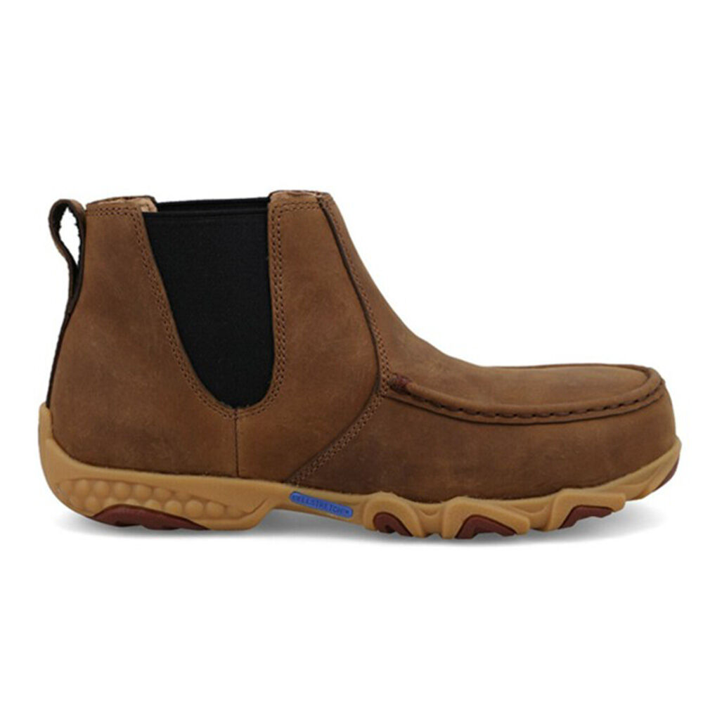 image of Women's 4 in. Chelsea Driving Moc Work Boots- Peanut