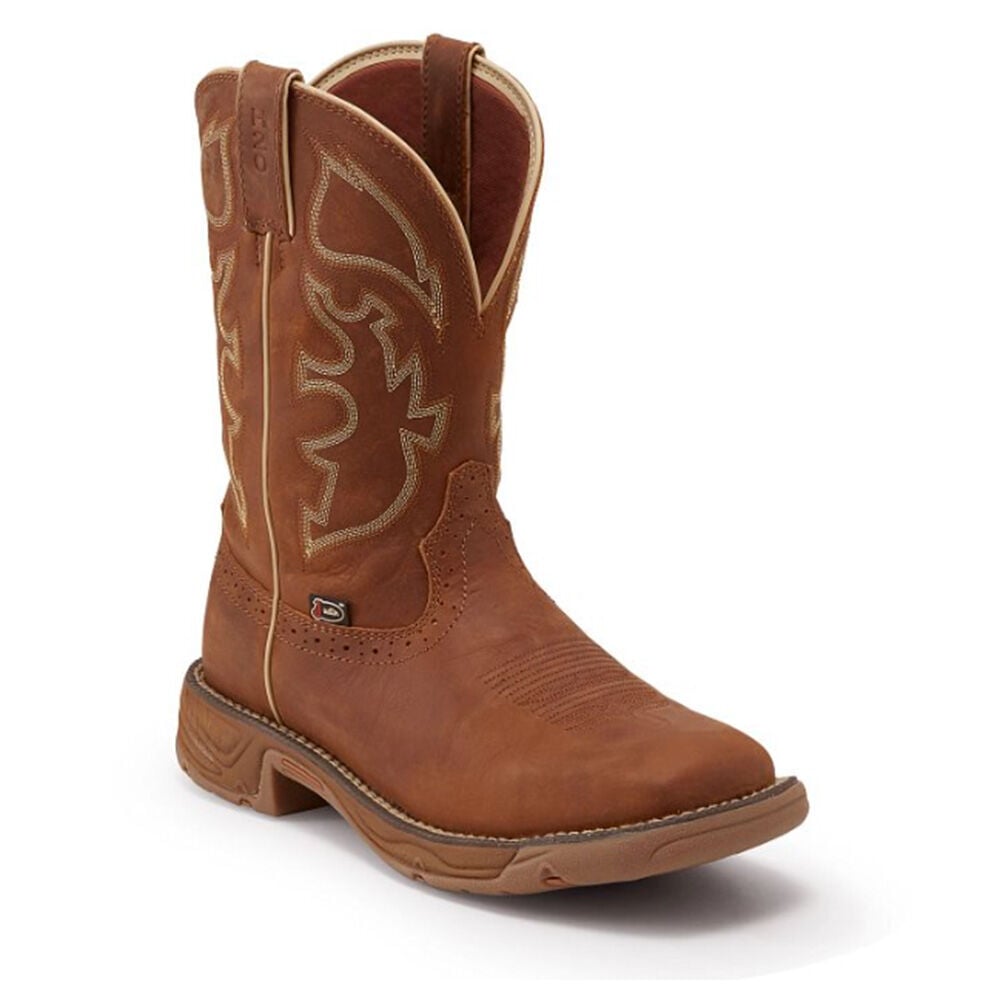 image of 11 in Men's Rush Waterproof Work Round Toe Boot