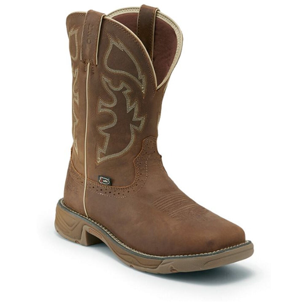 image of 11 in Men's Rush Waterproof Work Round Toe Boot