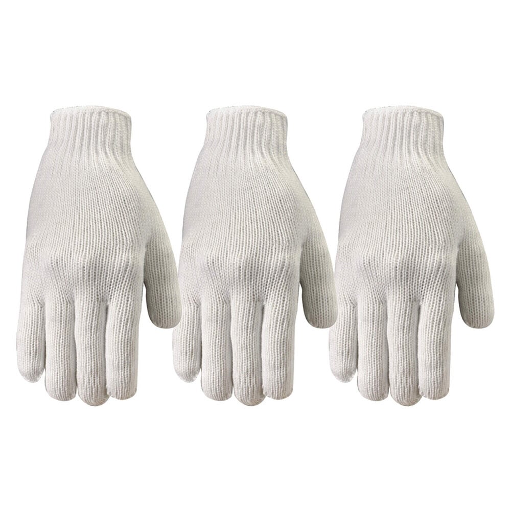 image of Men's String Knit Basics Gloves, 3 pk