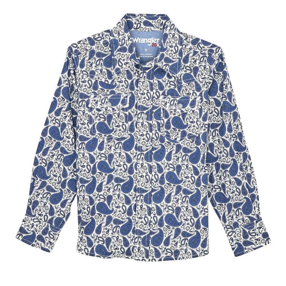 image of Boy's 20X Advanced Comfort Western Long Sleeve Shirt