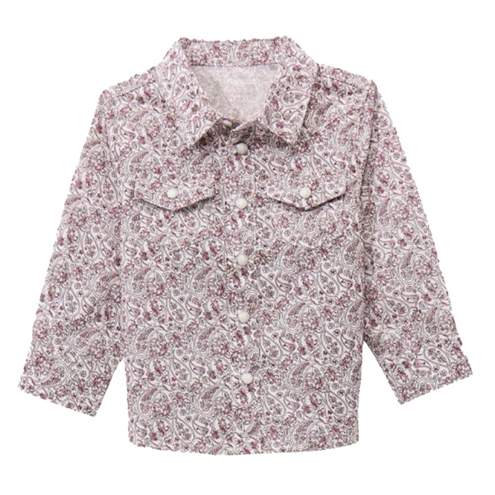 image of Infant/Toddler Boy's Paisley Long Sleeve Shirt