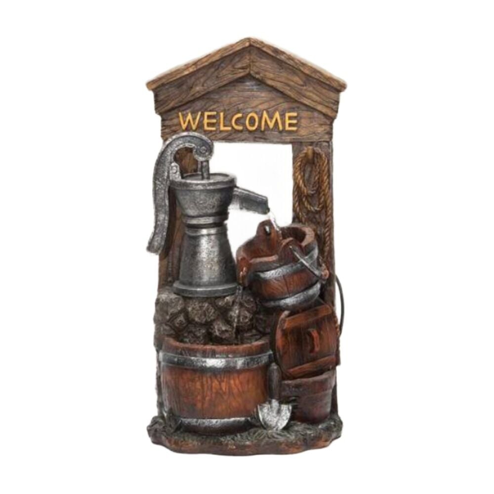 image of Rustic Water Pump Fountain