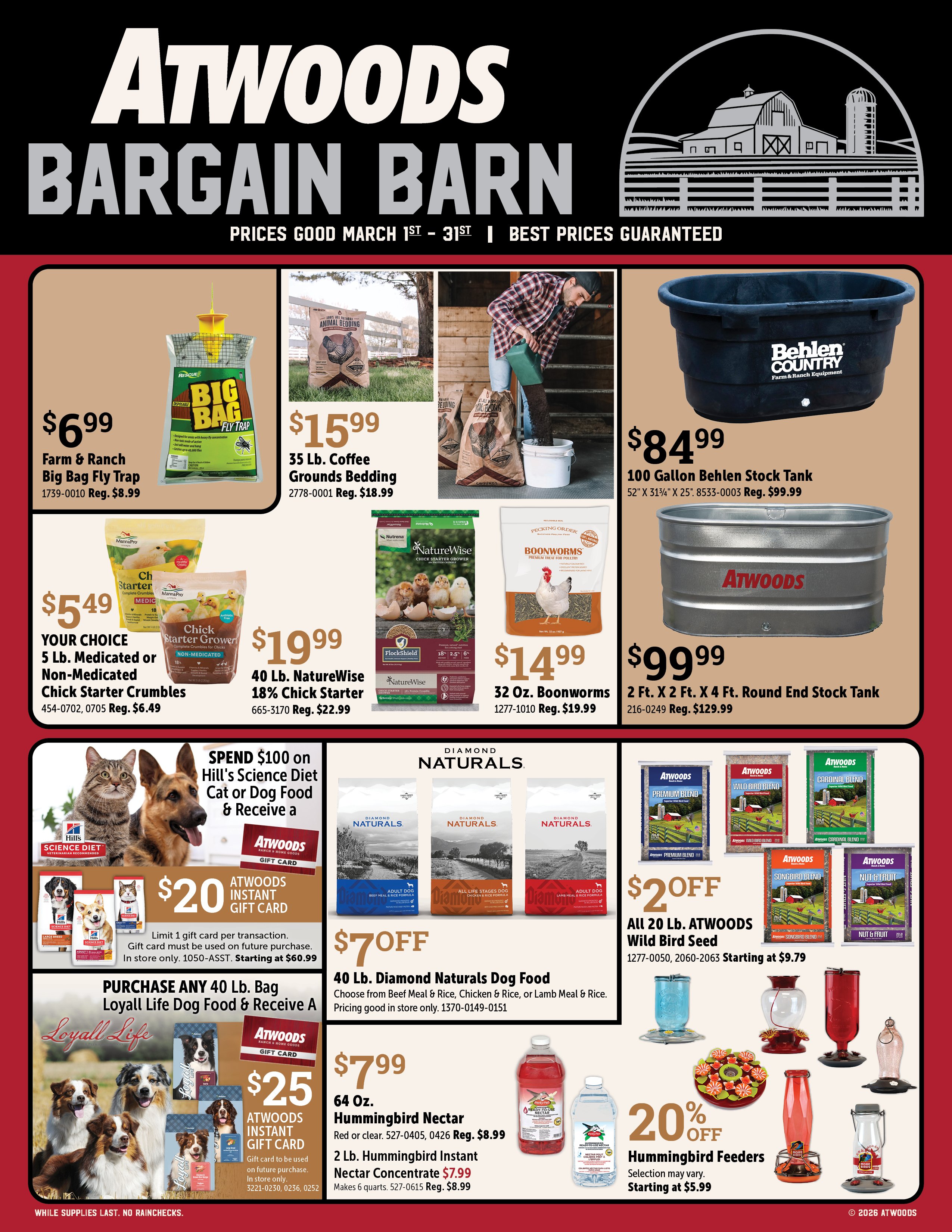 image of March 2026 Bargain Barn