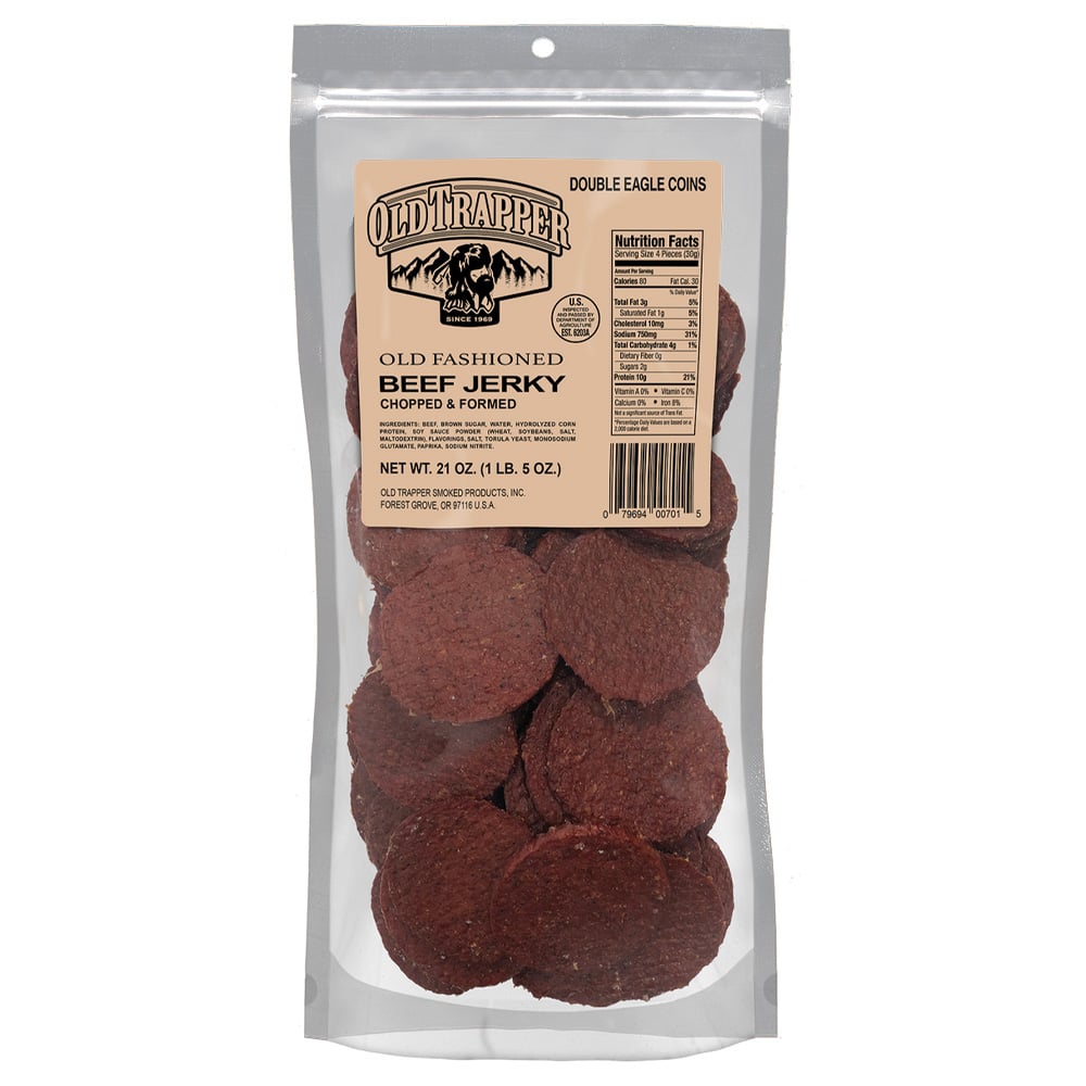 image of Double Eagle Beef Jerky Rounds- Old Fashioned, 21 oz